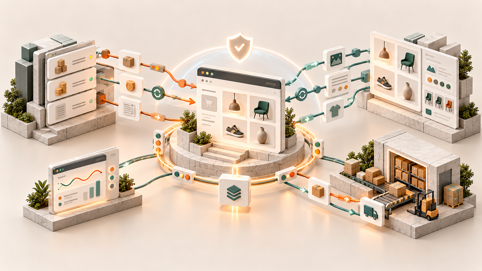 ERP- en PIM-koppelingen opnieuw inrichten voor Shopify