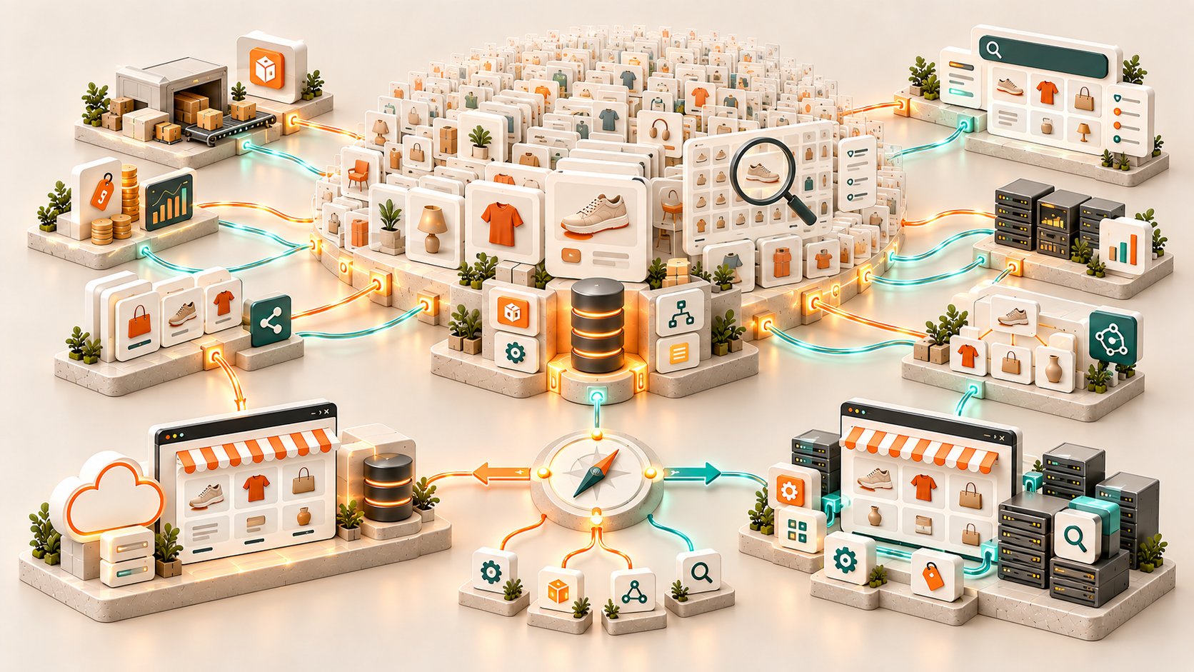 Welk e-commerce ontwikkelingsbureau heeft ervaring met webshops met 10.000 tot 500.000 producten, en welk platform past het beste?